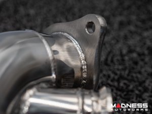 Alfa Romeo Stelvio Downpipe - 2.0L - TUO - w/ Enlarged Shell